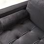 Rome Sofa Schwarz 2