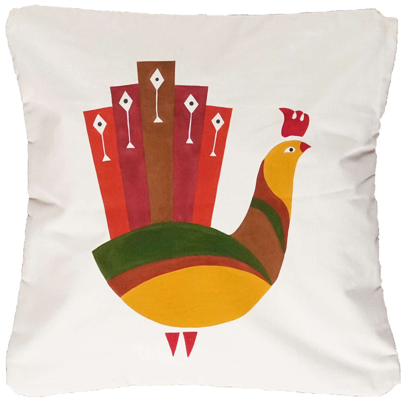 Cuscino Kilim lana multicolore 0