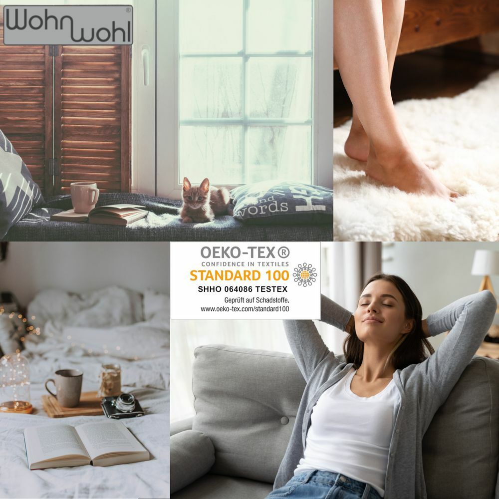 Wohndecke Sherpa Blau 5