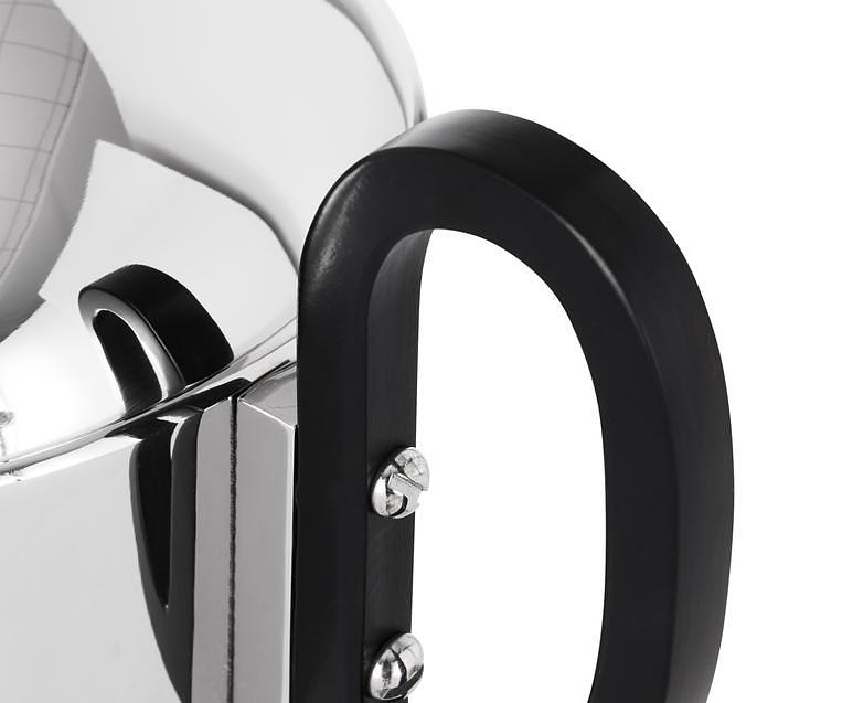 Form Teekanne Edelstahl Bakelite Silber 2