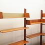 Wall shelf Teak wood 1960s 9