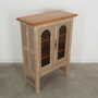 Vintage Display Cabinet Wood Grey 1960s  6