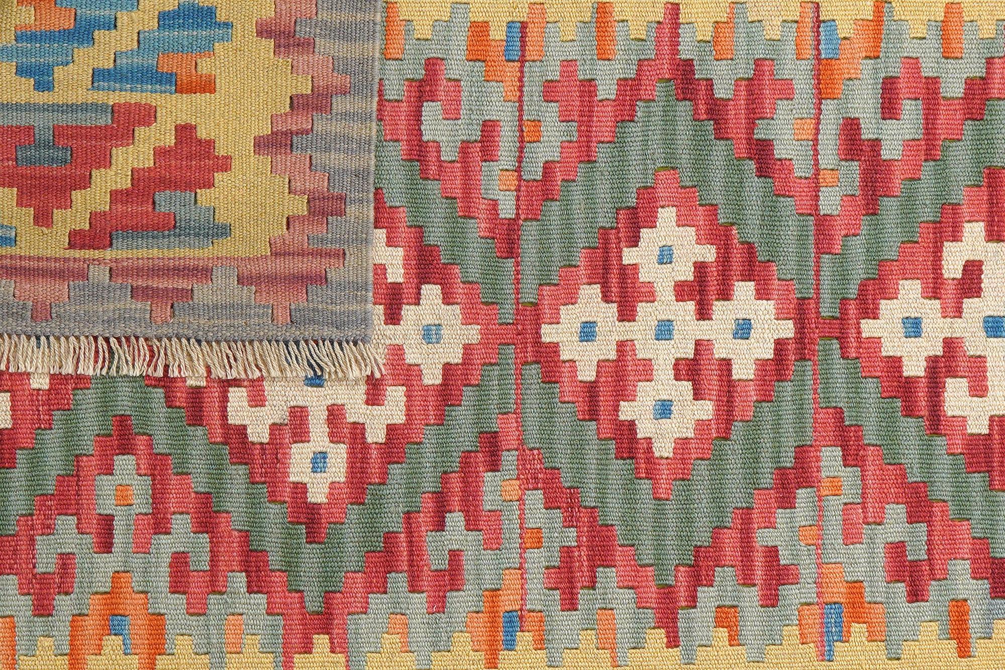 Kelim Gashgai Wool Multicolored 6