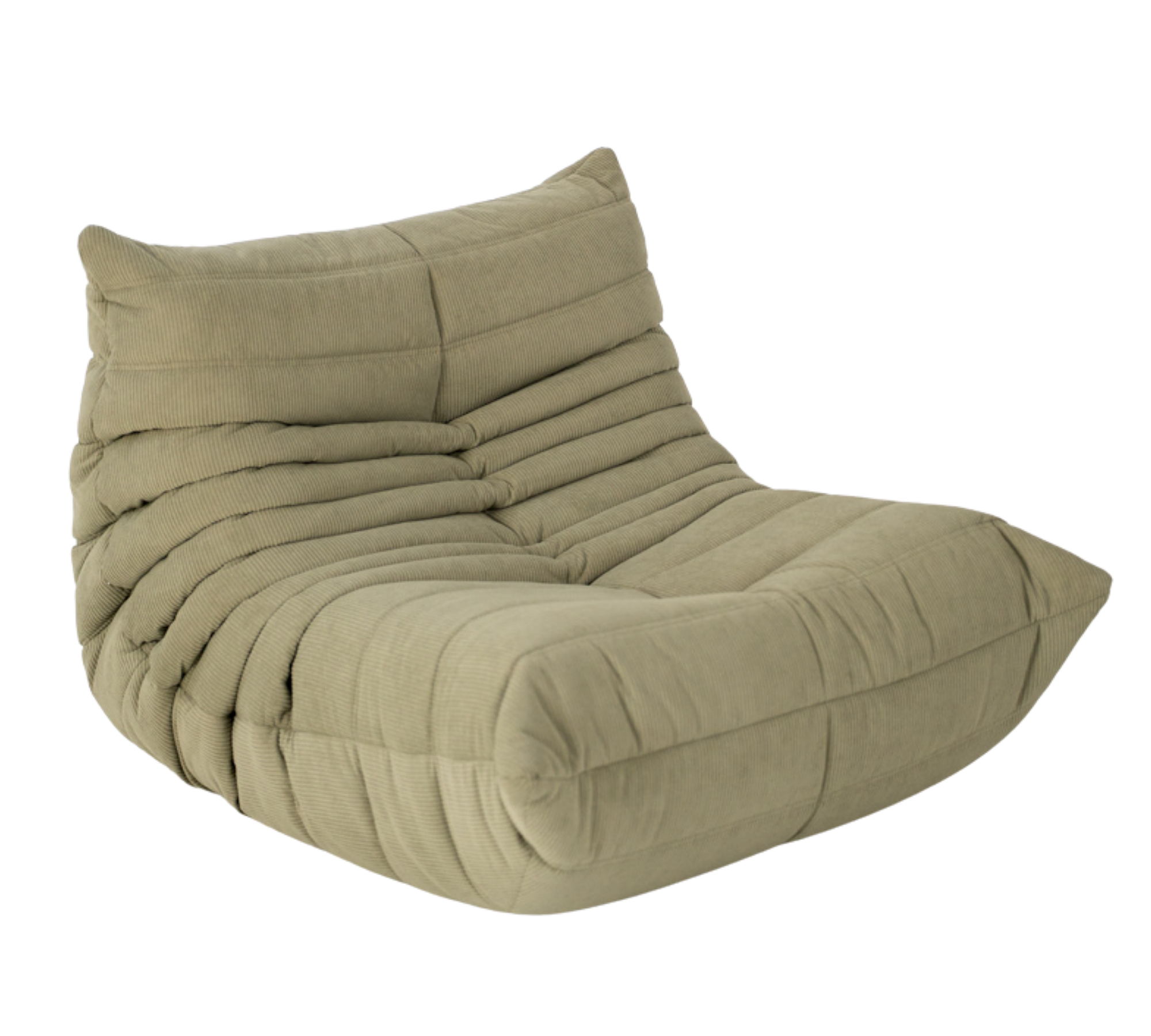 Togo Lounge Set 5-piece Corduroy Sage Green 4