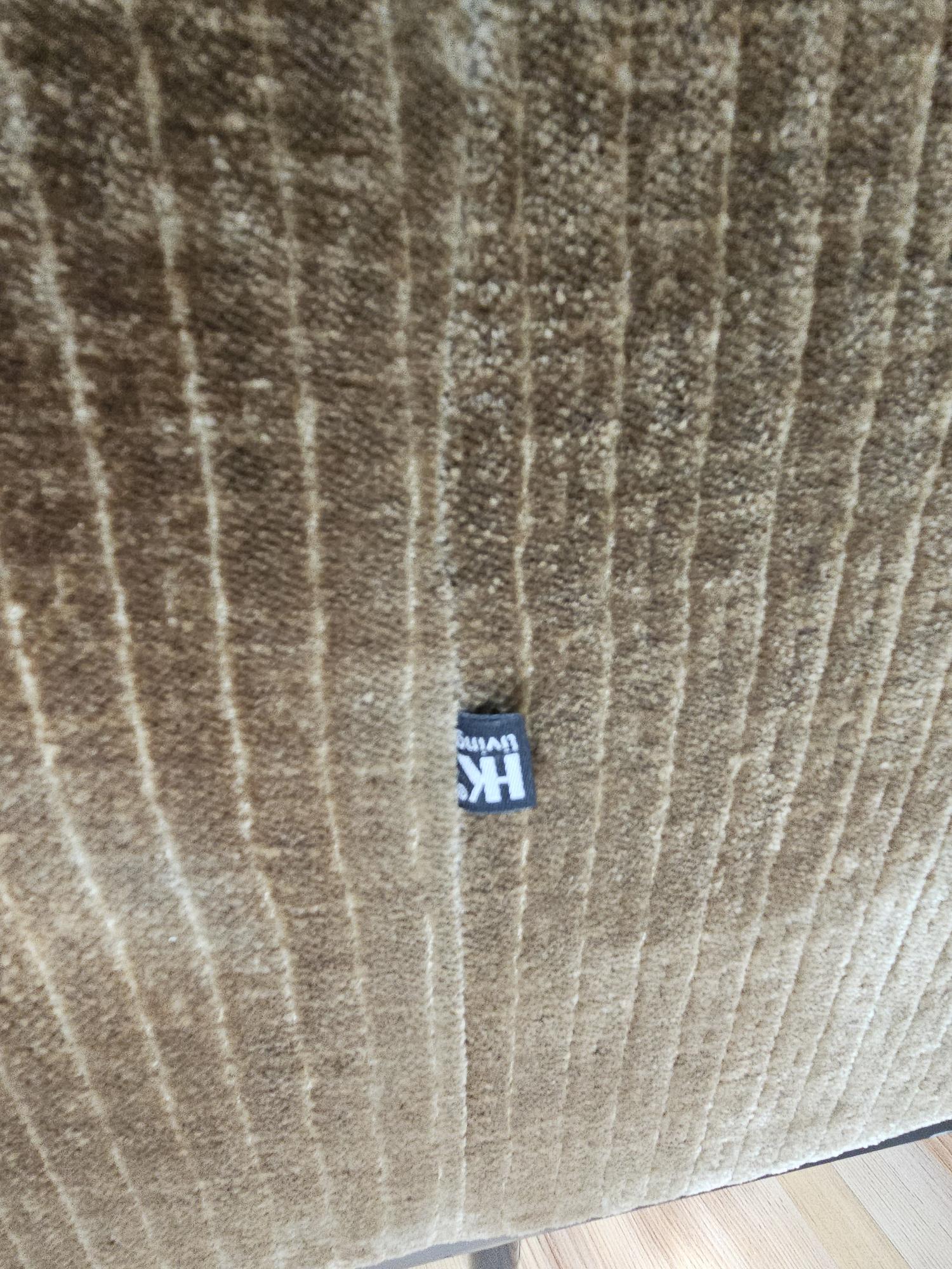 2-Sitzer Sofa Cordsamt Altgold 5