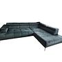 Modulares Ecksofa Polyester Grün 0