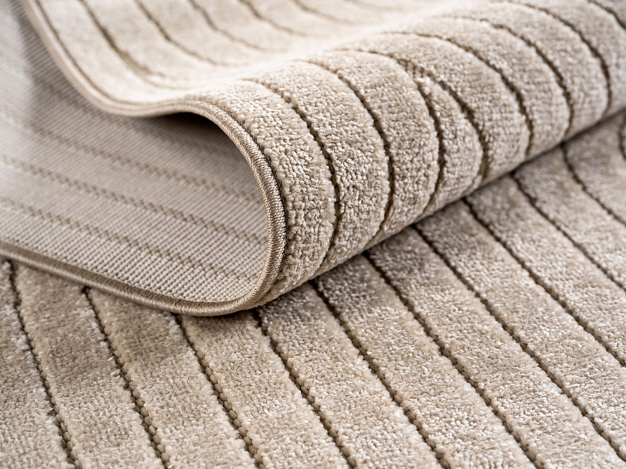 Kurzflorteppich Nova 1201 Polypropylen Beige 80 x 150 cm 4