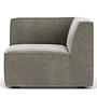 Dane 1-Sitzer Eckmodul Links Planet Grey Green 3