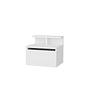 Alice Bedside Table Wood Veneer White 4