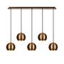 5-Burner Sivani MR-1000 Pendant Lamp Iron Gold 3