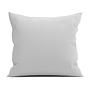 Franela II Kissenbezug Baumwolle Flanell Silber 50 x 50 cm 0