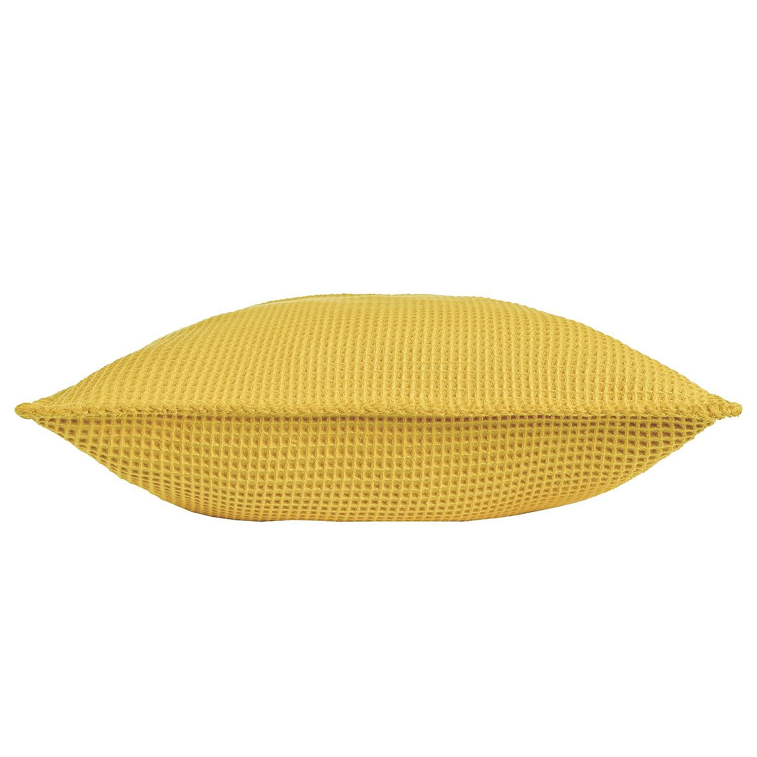 La Diva Maison Pillowcase Waffle Pique Corn Yellow 50 x 50 cm 0