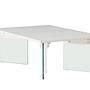Ester coffee table glass concrete look 120x80x42cm 2