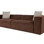 Lora 4-seater sofa brown 5