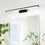 LED bathroom light 1-bulb plastic metal black 2