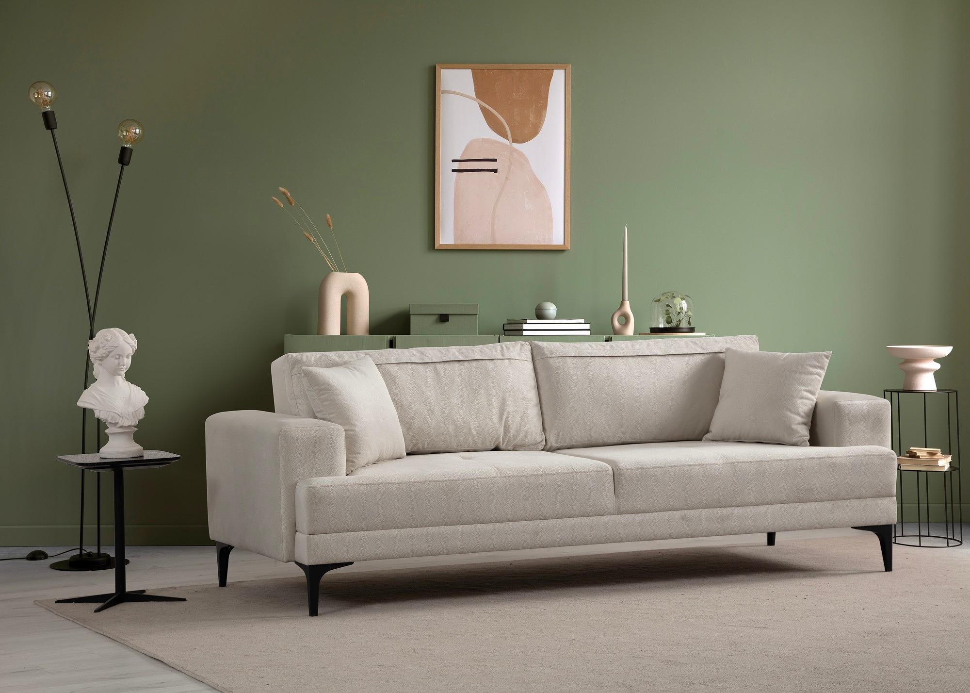 Astana 3-Sitzer Sofa Grau 1