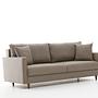 Eva Sofa 3-Sitzer Creme 4