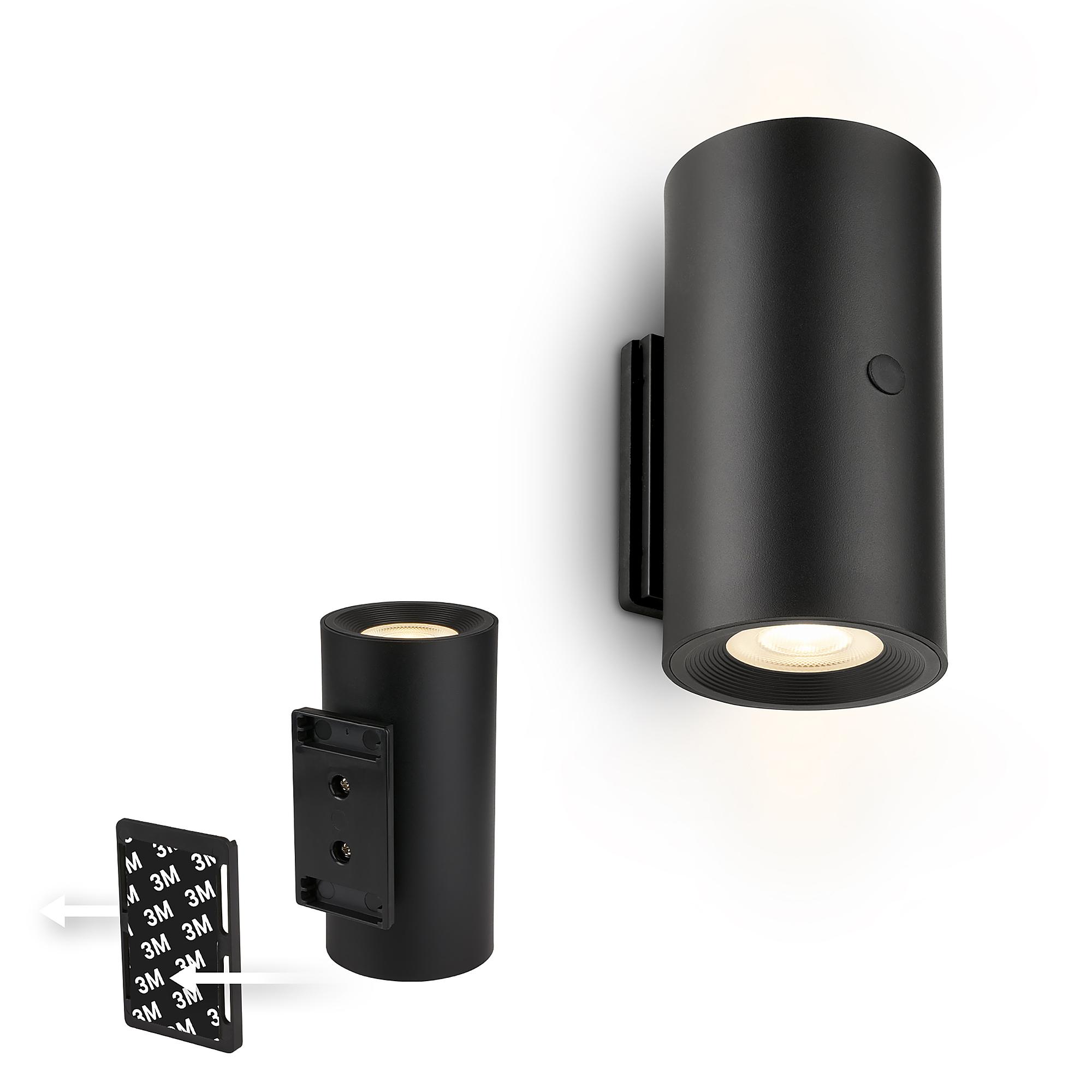 Misy LED Wall Lamp Polypropylene Black 4