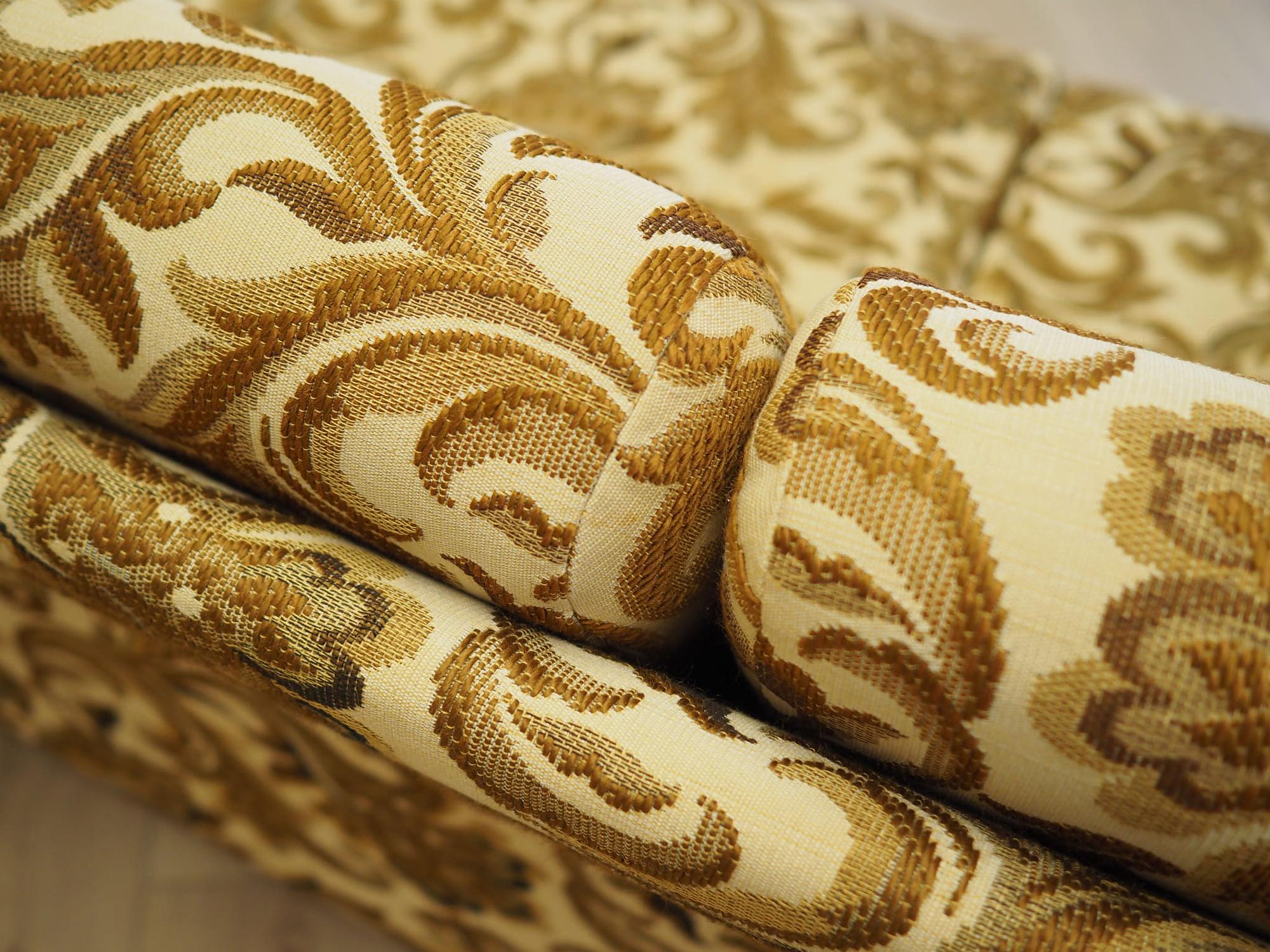 3-seater sofa yellow 1960s 11