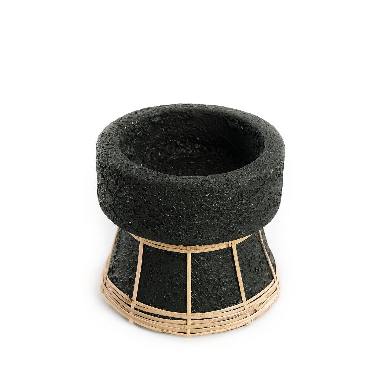Serene Candle Holder Black 0
