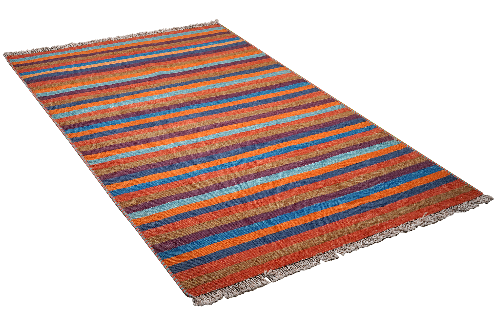 Tappeto Kilim Gashgai Lana Multicolore 2