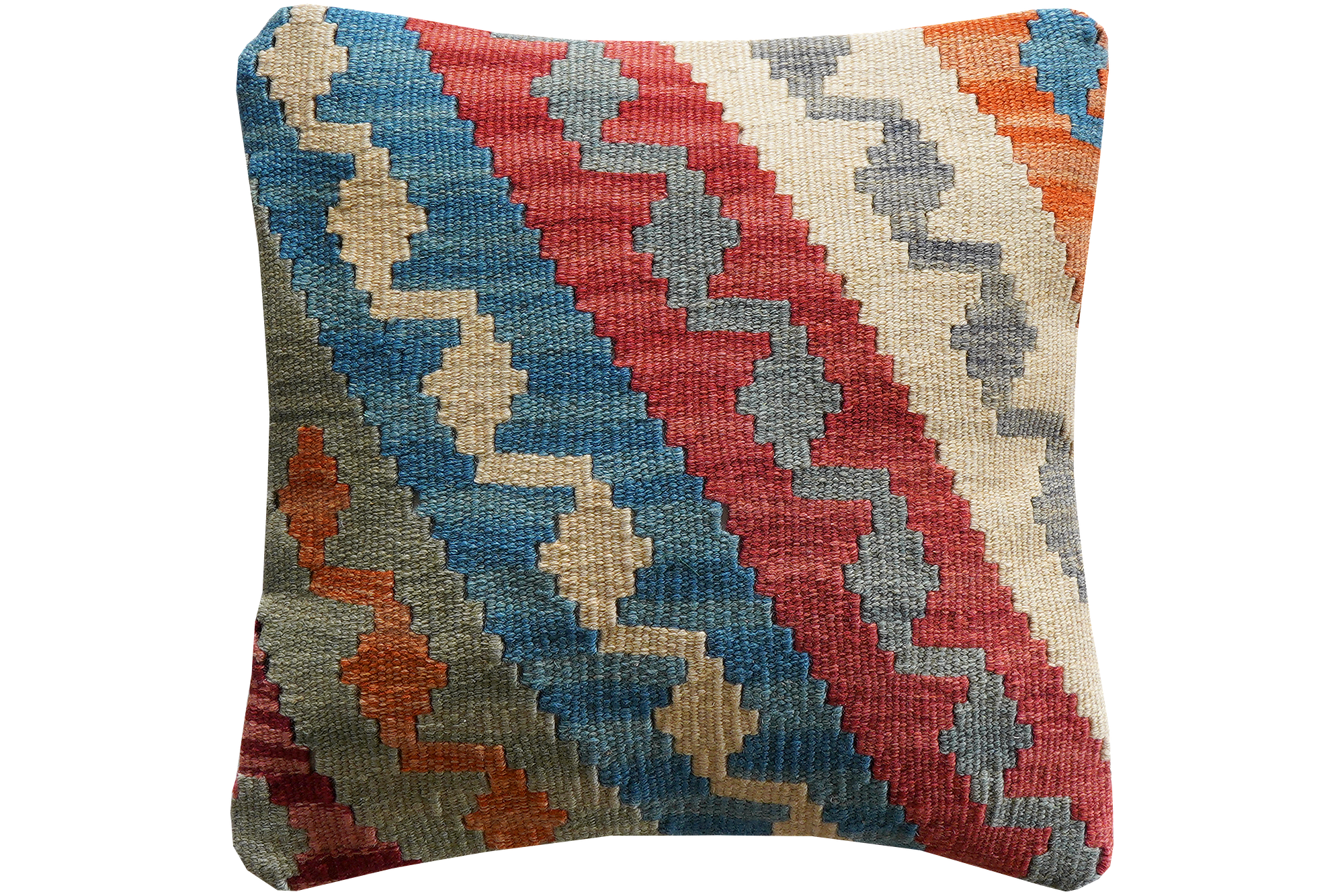 Carpet Pillow Wool Cotton Multicolored 0