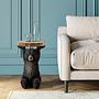 Coffee Table Animal Bear Beige Black 33 cm 2