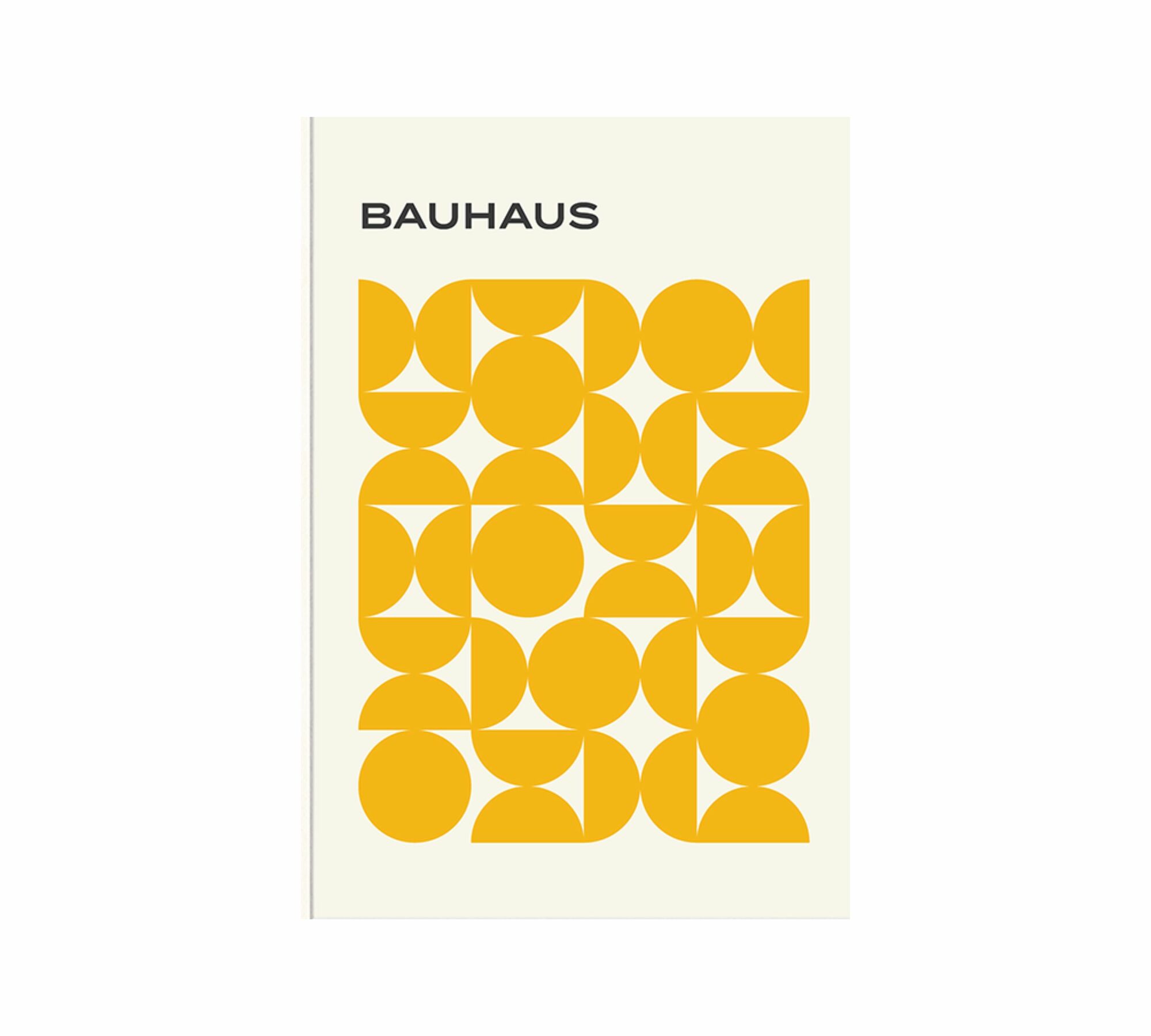 Bauhaus Yellow Kunstdruck mit Rahmen Mehrfarbig 1