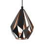 Pendant lamp Carlton III Steel 1-light 0