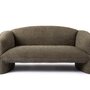 Nachii Plush Sofa Moss 0