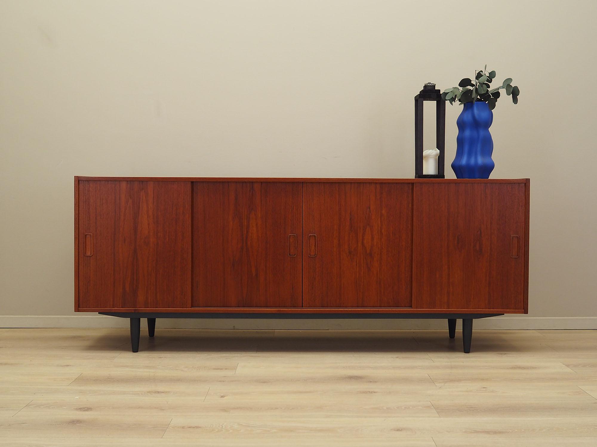Sideboard in legno di teak anni '70 2