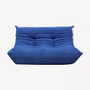 Togo Sofa 2-Sitzer Textil Blau 0