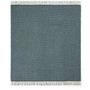 Adamo Blanket 100% Virgin Wool Blue Melange 2
