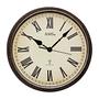 Wanduhr Cobano Funk Dunkelbraun / Beige 0