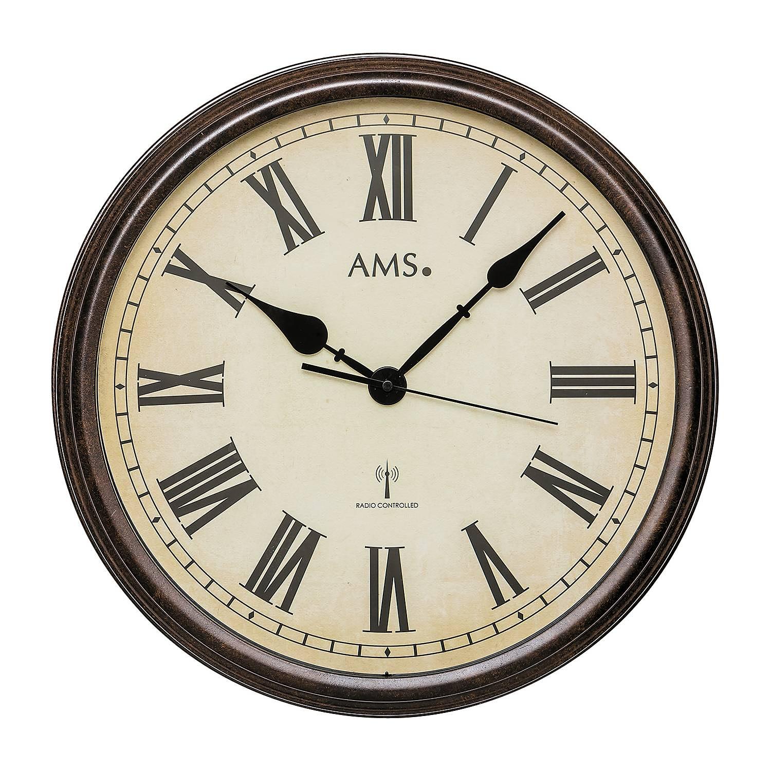 Wall clock Cobano Radio Dark brown / Beige 0