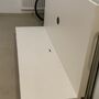 TV-Board mit Rückwand Made in Italy Weiß 1