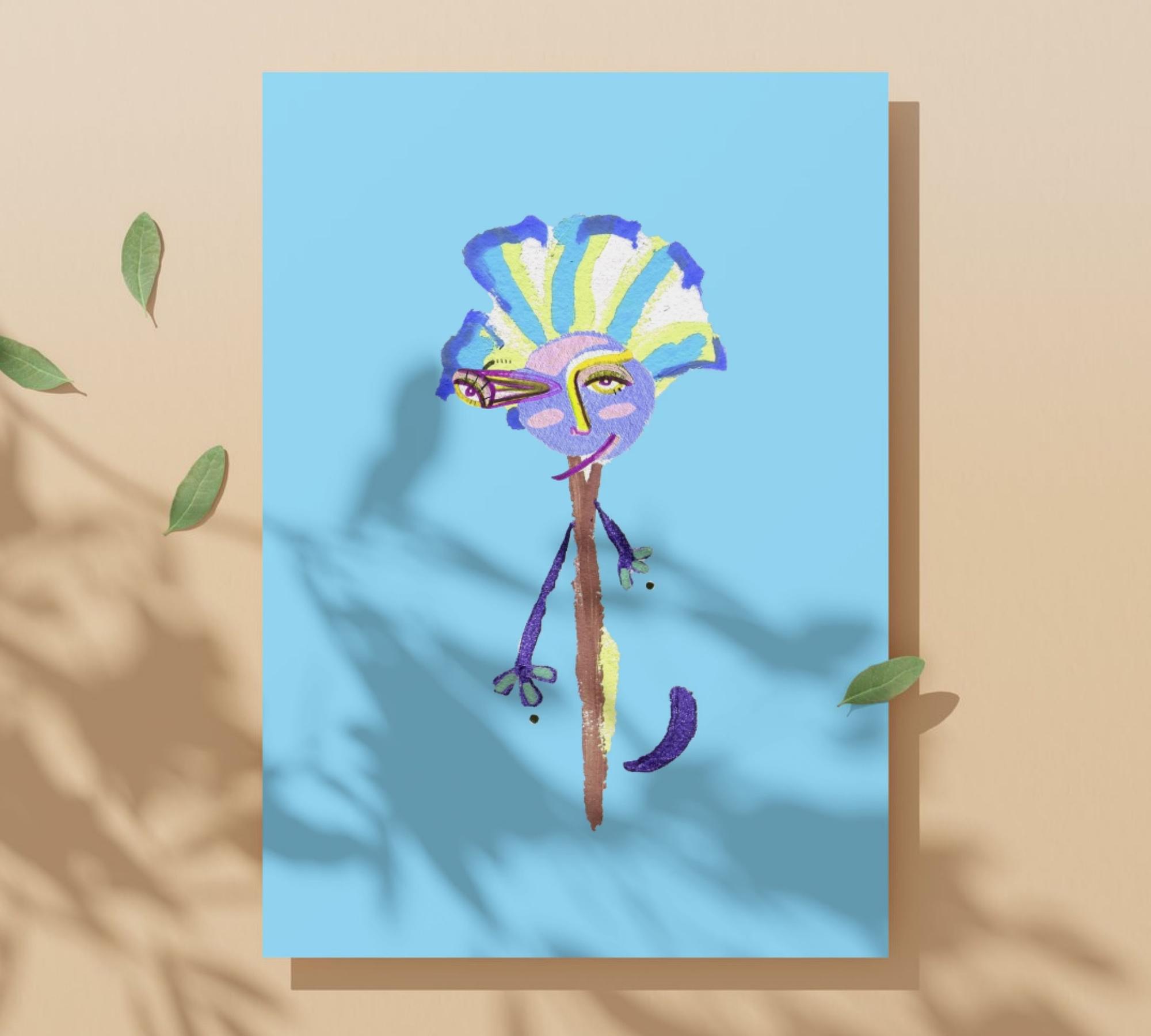 Clementinas Kunstdruck Mehrfarbig 1