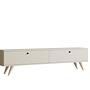 Paris Lowboard Holzfurnier Weiß 5