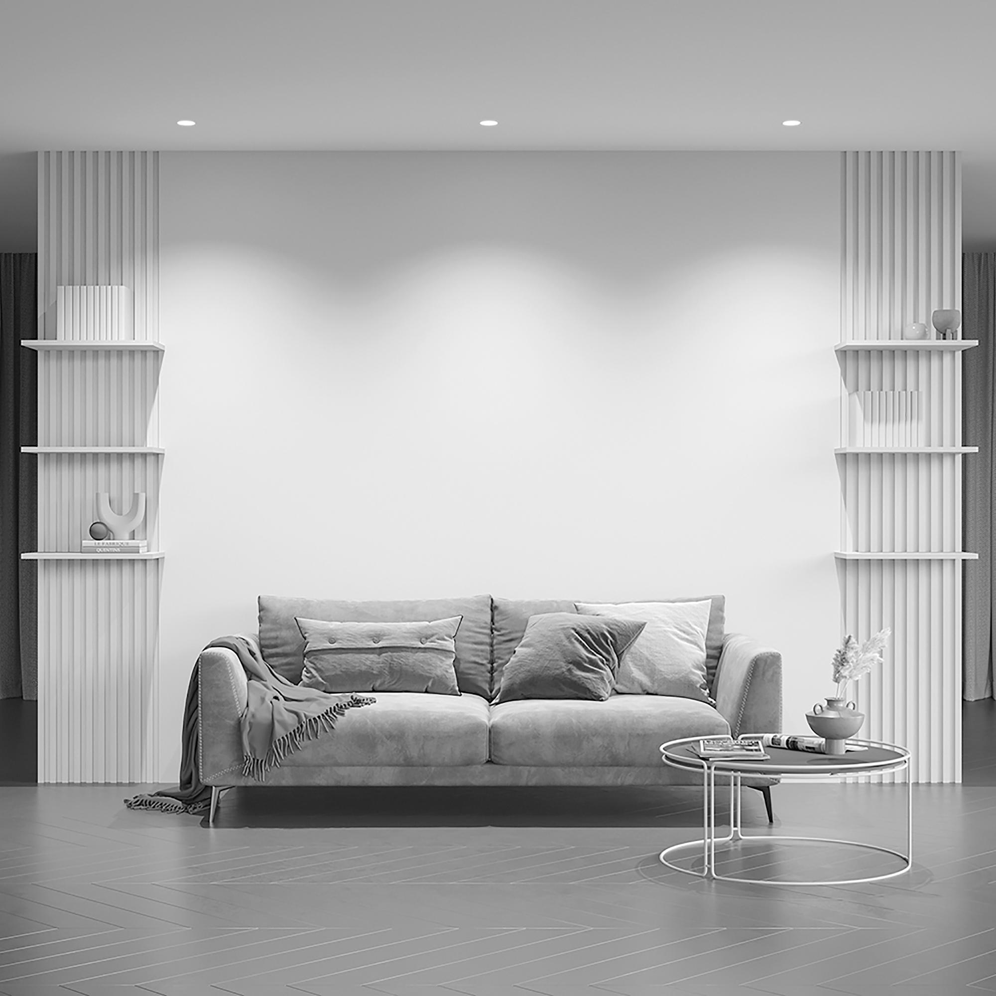 1-Flammig Share Einbauleuchte Aluminium Ø10cm 2