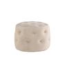 Benjamin Pouf Samt Beige Ø55cm 5