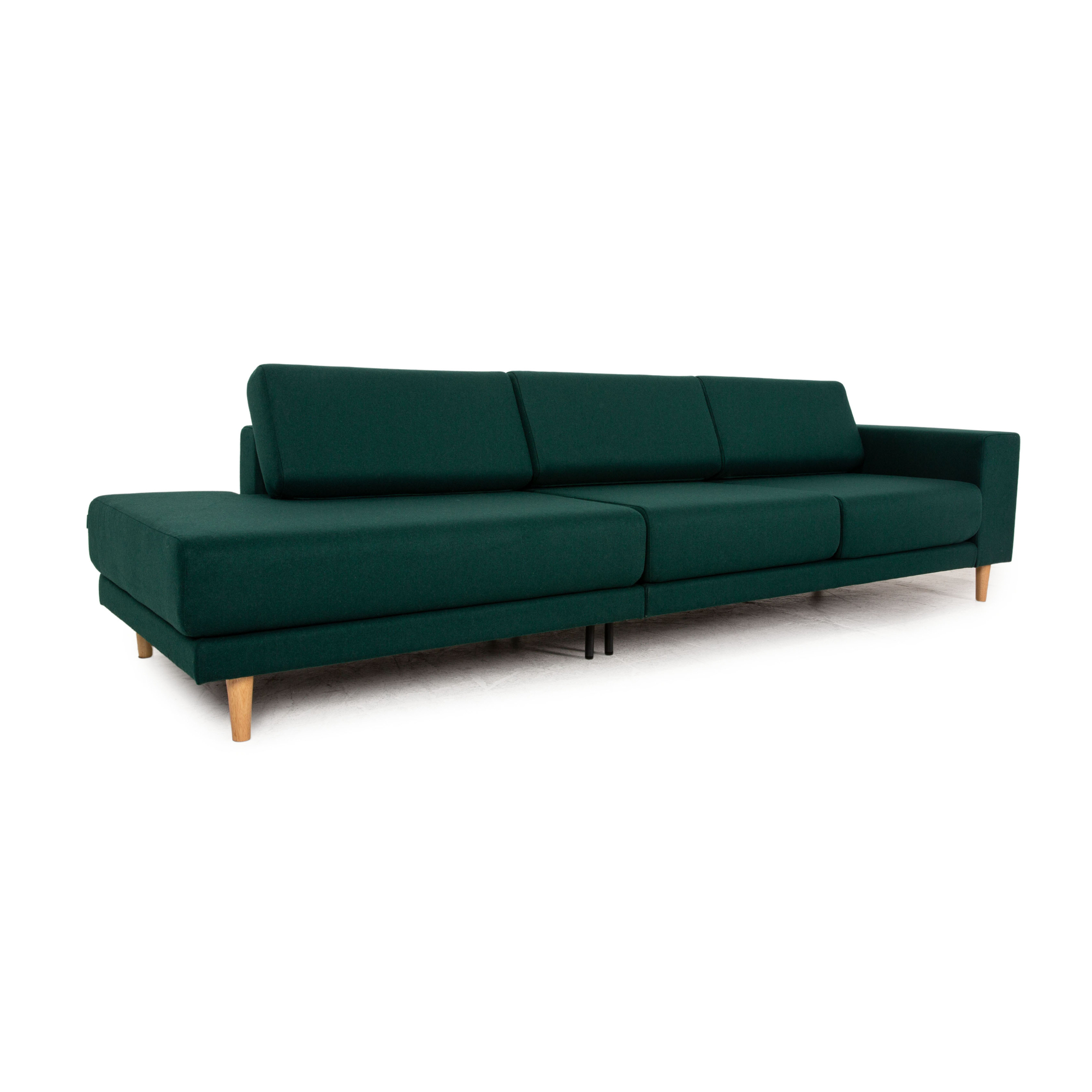 TYME Sofa 3-Sitzer Stoff Grün 4