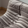 Togo Sofa 3-Sitzer Samt Warmgrau 9