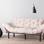 Nitta Triple Schlafsofa 3-Sitzer Creme 1