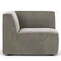 Dane 1-Sitzer Eckmodul Links Planet Grey Green 0