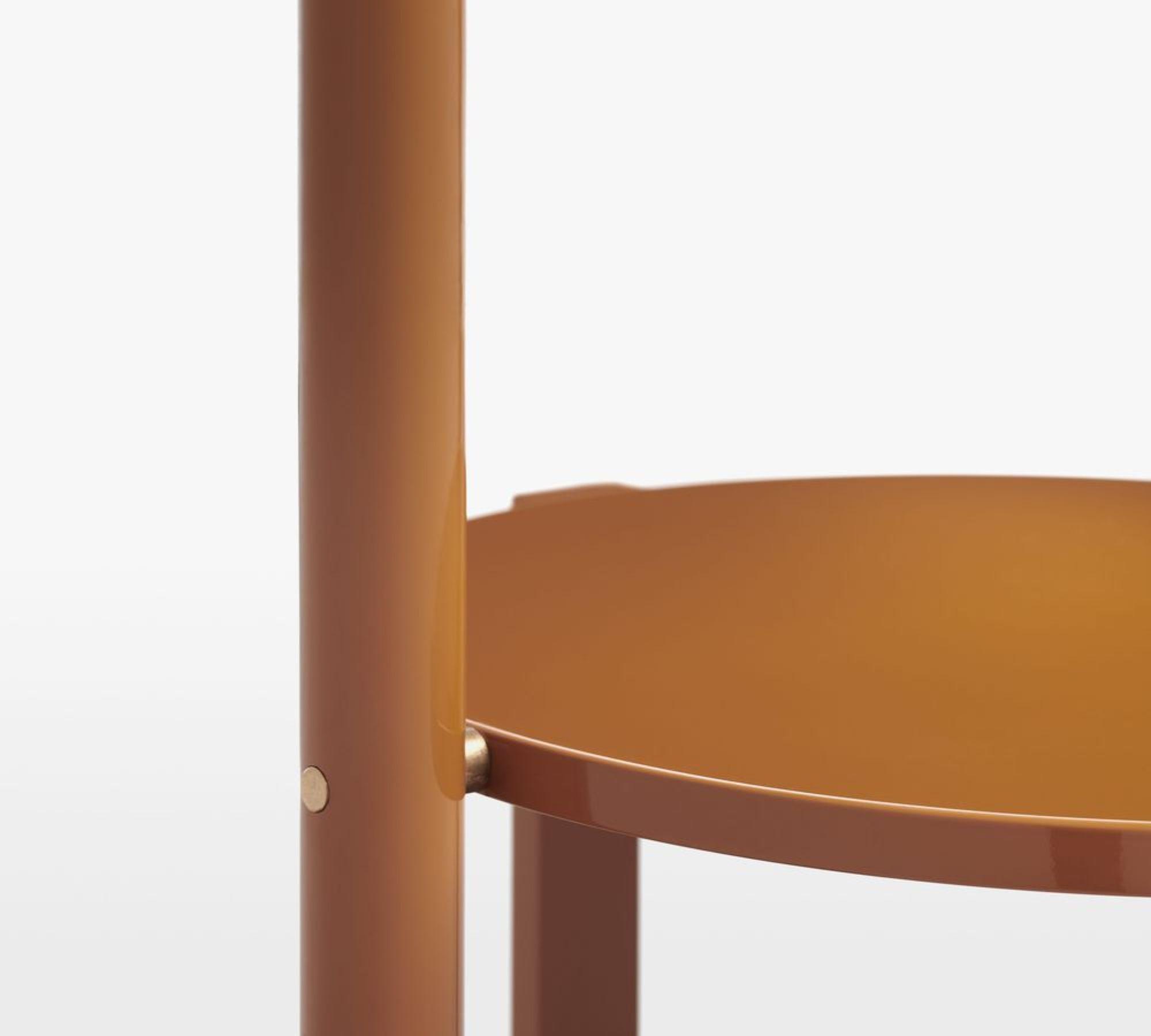 Florian Folding Table Wood Yellow 5