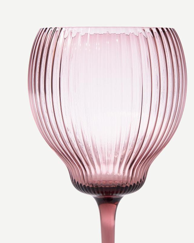 2x Pum Weingläser Glas Lila 4
