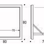 Fläpps Küchentisch 80x80 Weiß 8