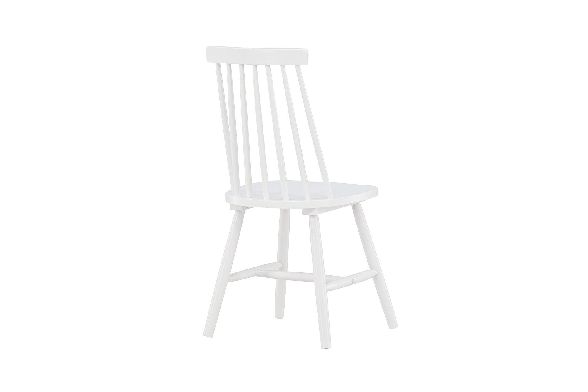 Lönneberga 2x Esszimmerstuhl- Set Kautschukbaum Weiß 8