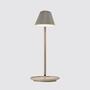 LED-Tischleuchte mit USB-Steckdose Grau 3