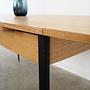 Folding table Oak 1980s 7